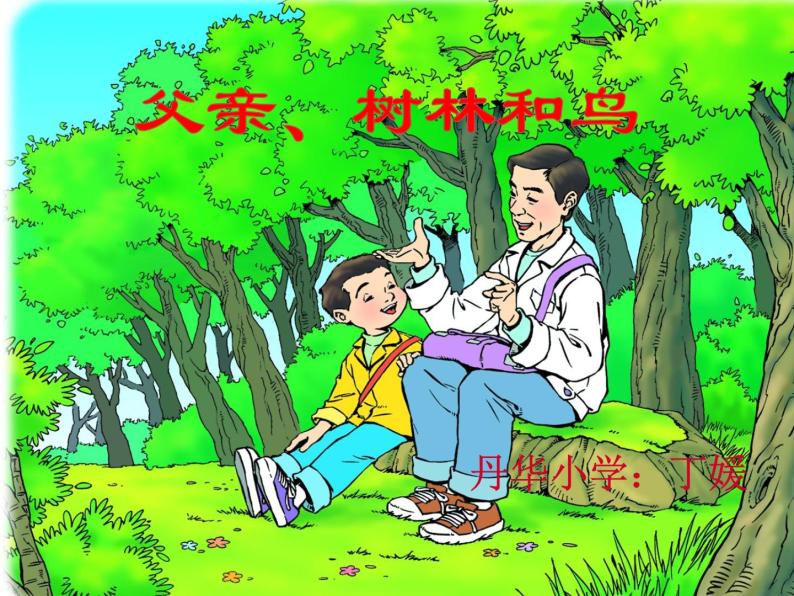 小学语文人教课标版（部编）三年级上册 父亲、树林和鸟父亲树林和鸟 课件01