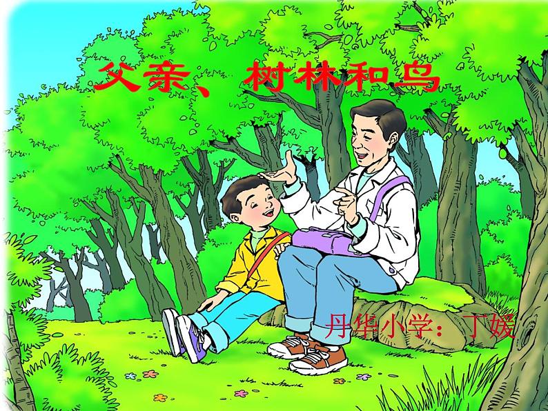 小学语文人教课标版(部编)三年级上册 父亲、树林和鸟父亲树林和鸟 课件01
