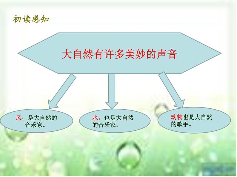 小学语文人教课标版(部编)三年级上册大自然的声音 课件第2页