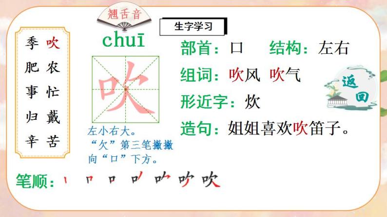 识字4《田家四季歌》课件PPT+生字课件+教案+音视频素材04