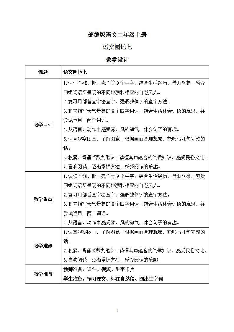 部编版语文二年级上册 语文园地七 课件PPT+教案+音视频素材01