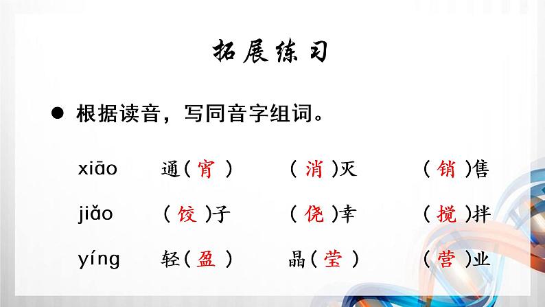 人教版统编教材六年级语文下册(第一单元)复习课件第5页