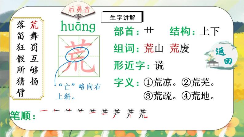 2《花的学校学》课件PPT+生字课件+教案+音视频素材04