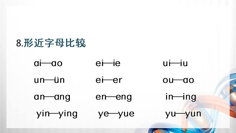 人教版统编教材一年级语文上册(第三单元)复习课件第7页