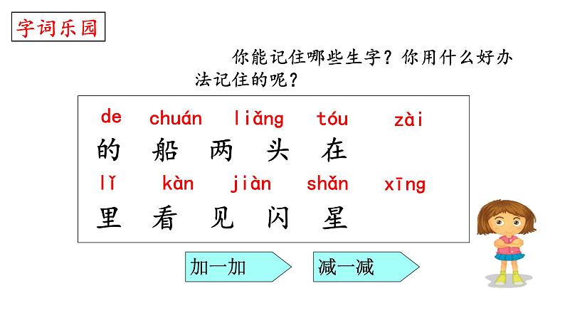 部编版语文一年级上册《小小的船》 课件第6页
