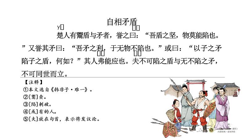 自相矛盾 课件 部编版语文五年级下册第8页