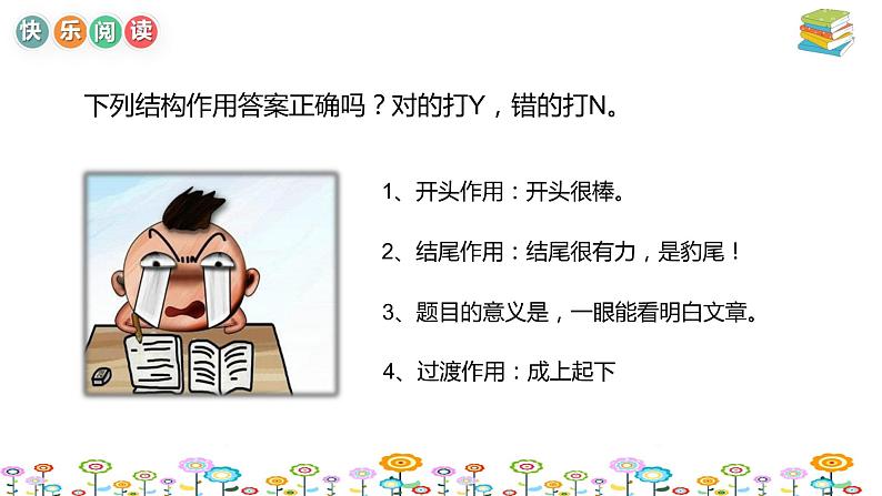 【暑假拔尖】小学高年级语文阅读理解课件:第1讲 结构作用满分技巧(统编版)03