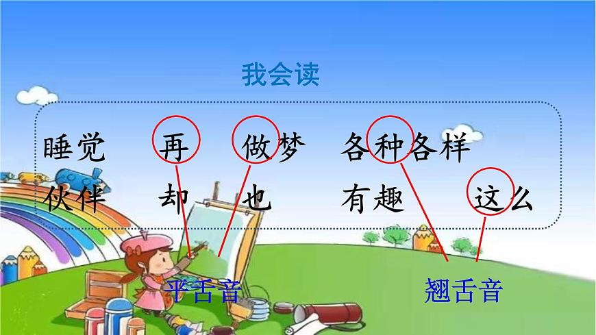 部編版小學(xué)語(yǔ)文一年級(jí)下冊(cè)3 一個(gè)接一個(gè) 課件第6頁(yè)