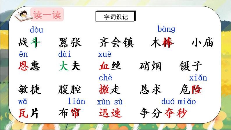 26《手术台就是阵地》课件PPT+生字课件+教案+音视频素材04