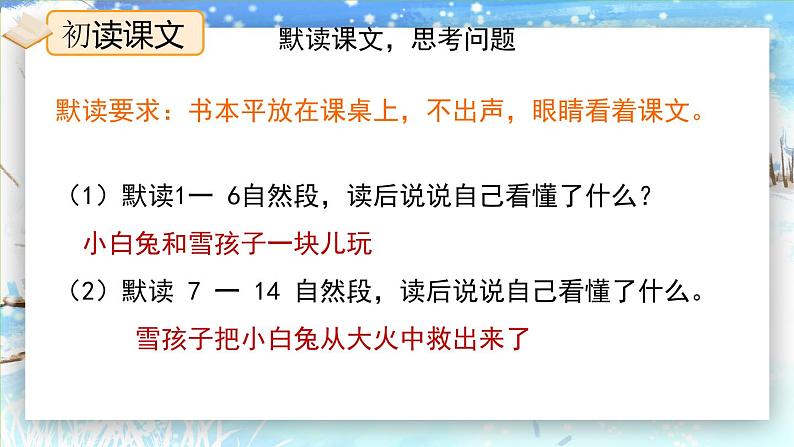 21.《雪孩子》(第二课时)课件+教案+视频+练习03