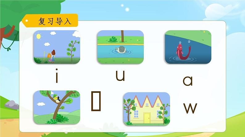 一年级上册语文部编版一年级上册语文部编版02 教学课件_i u ü y w(第3课时)第2页