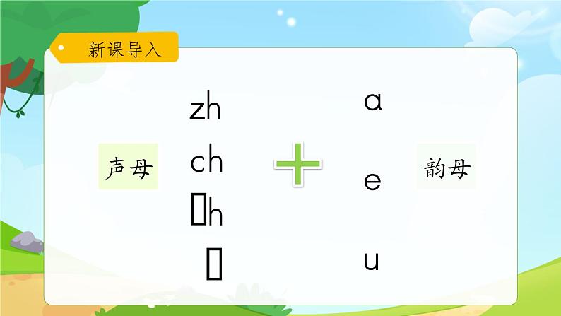 一年级上册语文部编版一年级上册语文部编版02 教学课件_zh ch sh r(第2课时)02