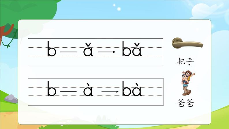 一年级上册语文部编版一年级上册语文部编版02 教学课件_b p m f(第3课时)第4页