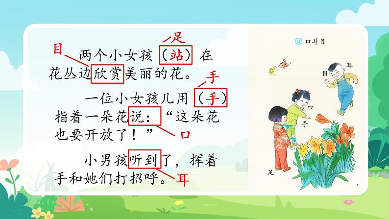 一年级上册语文部编版一年级上册语文部编版02 教学课件_口耳目(第1课时)04
