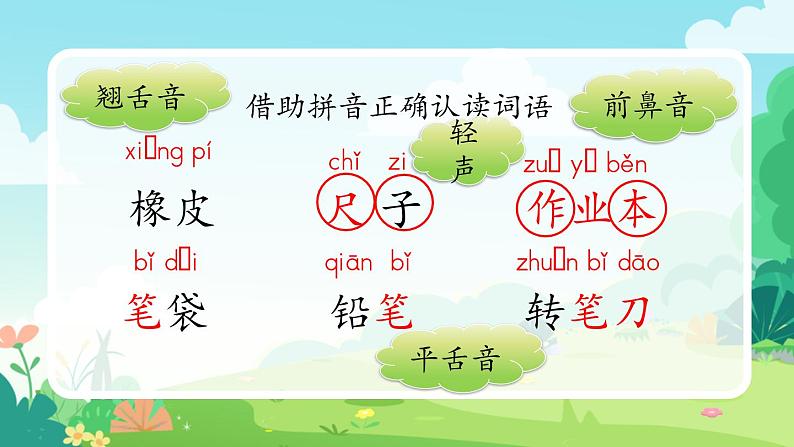 一年级上册语文部编版一年级上册语文部编版02 教学课件_小书包(第1课时)第6页