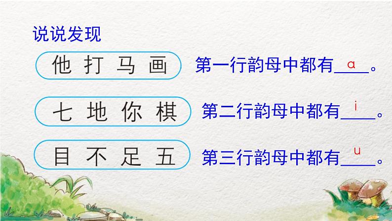 一年级上册语文部编版一年级上册语文部编版02 教学课件_语文园地二(第2课时)第3页