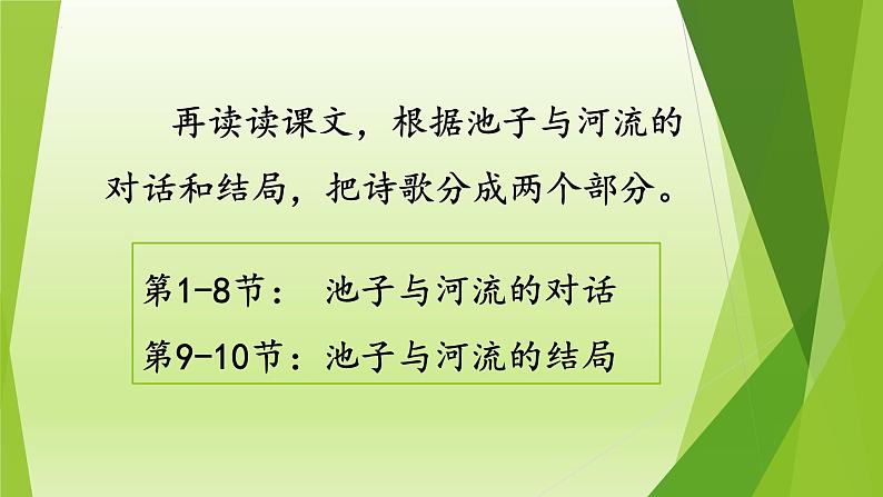部编版语文三年级下册8池子与河流(课件)06