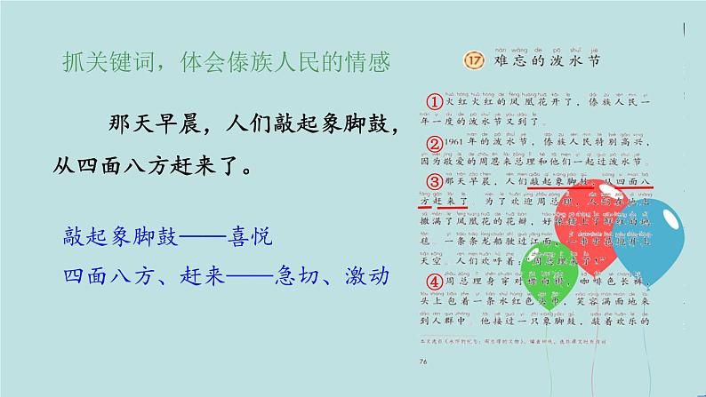 2022-2023学年二年级上册语文部编版03 教学课件_难忘的泼水节(第2课时)2第5页