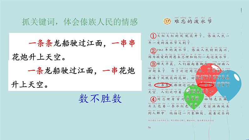 2022-2023学年二年级上册语文部编版03 教学课件_难忘的泼水节(第2课时)2第6页