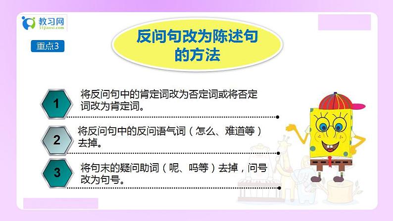 【精品】小升初语文知识点精讲课件 (陈述句与反问句句式转换)05