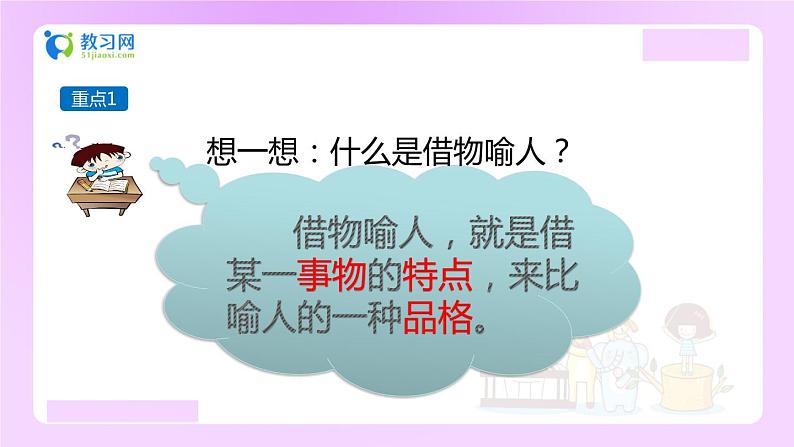 【精品】小升初语文知识点精讲课件 (借物喻人的写法)02