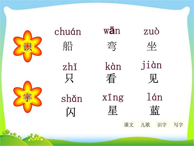 部编版语文一年级上册-04课文(一)-02小小的船-课件03第5页