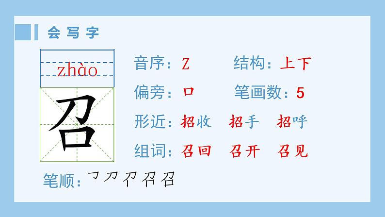 部编语文五年级上册6.将相和(生字课件)02