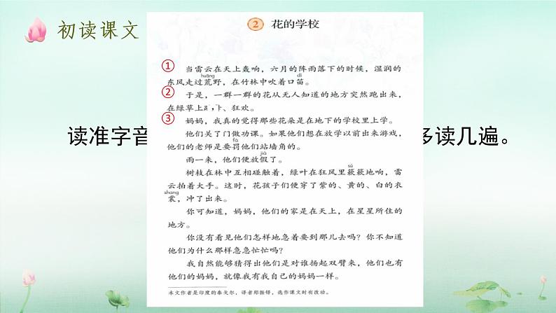 部编版语文三年级上册 教学课件_花的学校1(第1课时)03