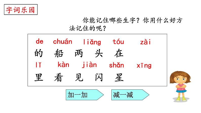 部编版语文一年级上册2《小小的船》(课件)第6页