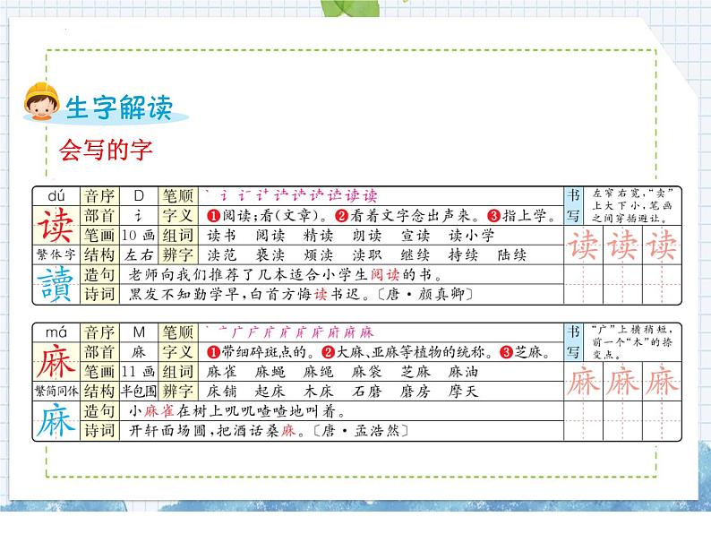 部编版语文三年级上册 第22课 读不完的大书(课件)第3页