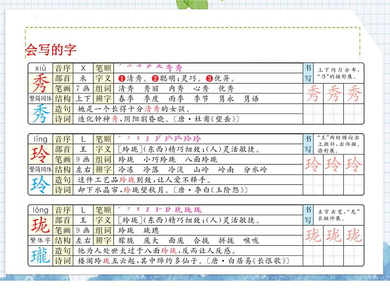 部编版语文五年级上册 第17课 松鼠(课件)03