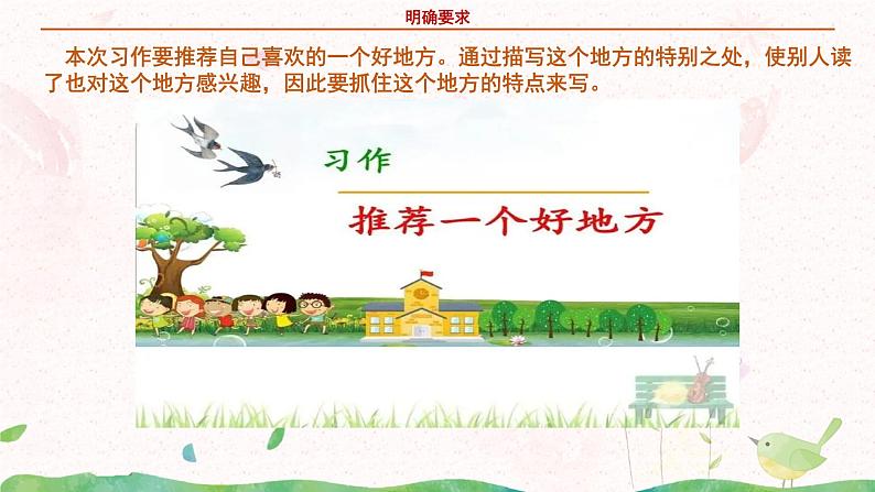部编版语文四年级上册习作1《推荐一个好地方》课件PPT+教案07