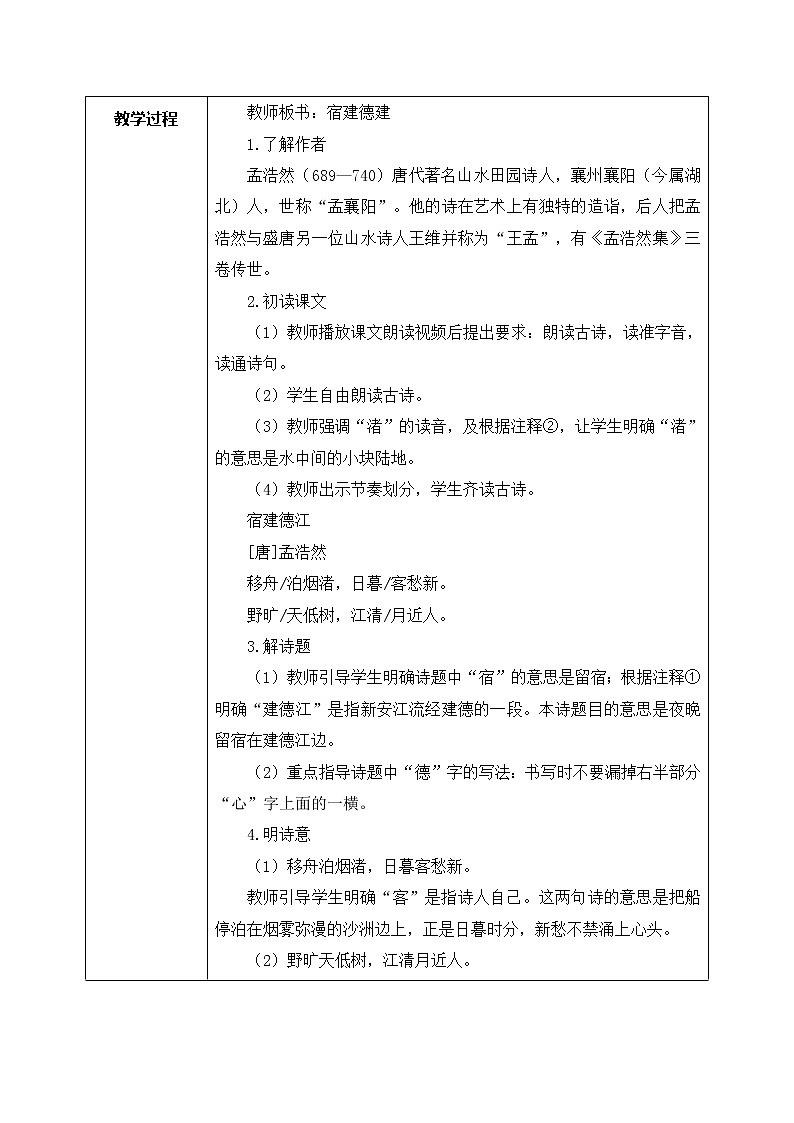 部编版6上语文3《古诗词三首》课件PPT+教案02