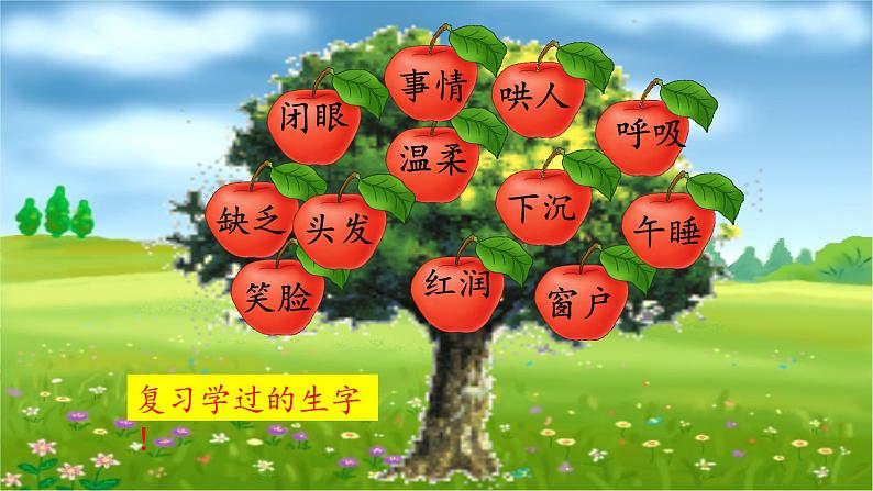 人教部编版语文二年级上册课文(一)7.妈妈睡了 课件第2页