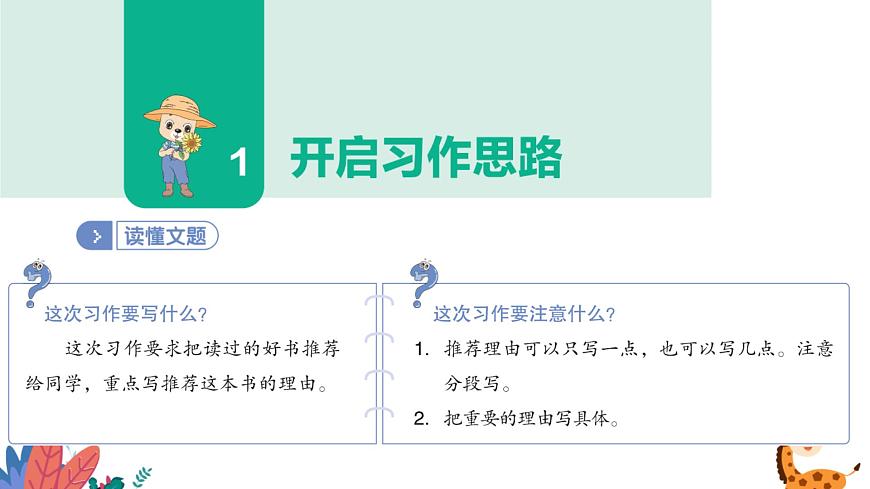部編版語文五年級(jí)上冊(cè)  習(xí)作八：推薦一本書  課件PPT第5頁
