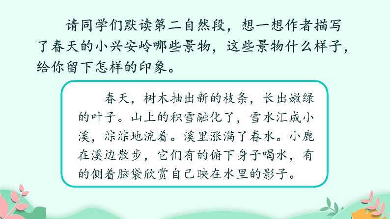 人教部编版语文三年级上册 20.美丽的小兴安岭 课件1第3页