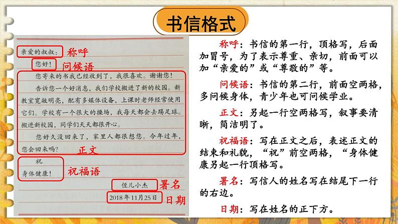 部编版四上语文期末专题复习 3-4 习作:与你对话面对面 PPT课件06