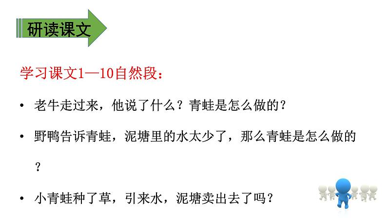 二年级下册语文课件-第7单元 21 青蛙卖泥塘. 第二课时|人教(部编版) (共14张PPT)第5页