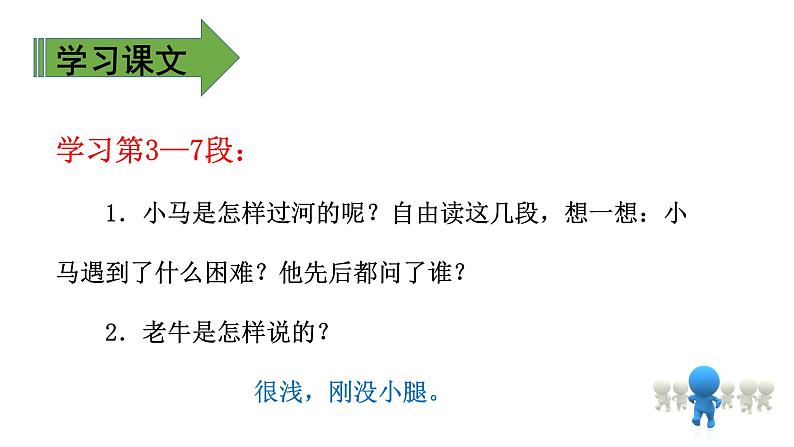 二年级下册语文课件-第5单元 14 小马过河. 第二课时|人教(部编版) (共17张PPT)第6页