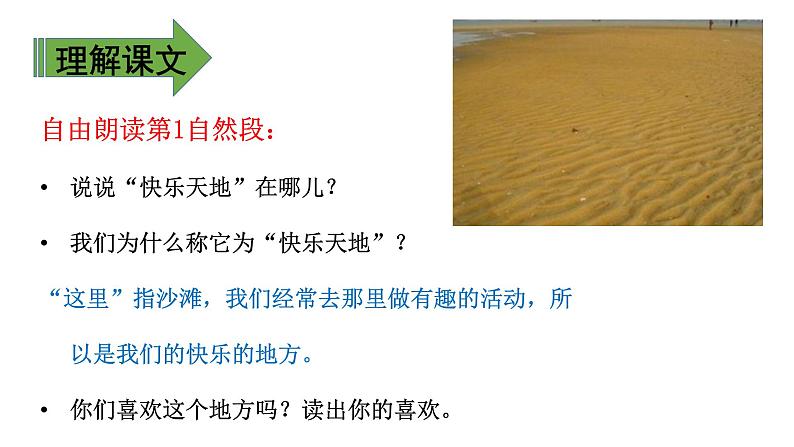 二年级下册语文课件-第4单元 10 沙滩上的童话.第二课时|人教(部编版) (共17张PPT)第8页