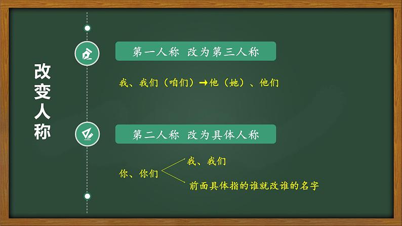 人教部编版语文四年级上册 直述句改转述句 复习课件第6页