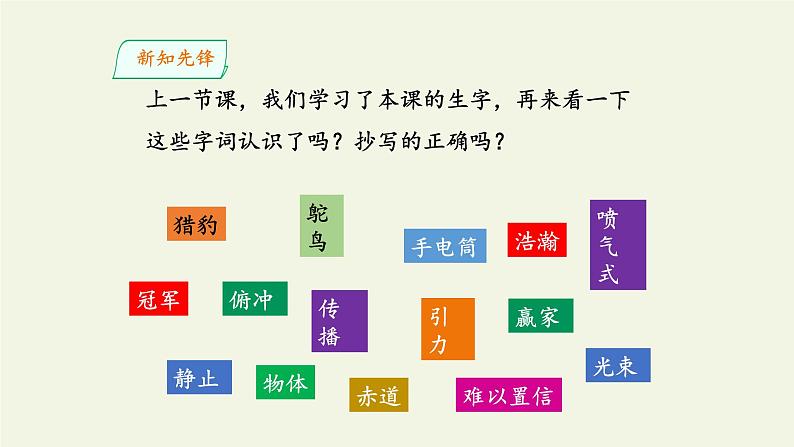 人教部编版语文五年级上册 7.什么比猎豹的速度更快 课件106