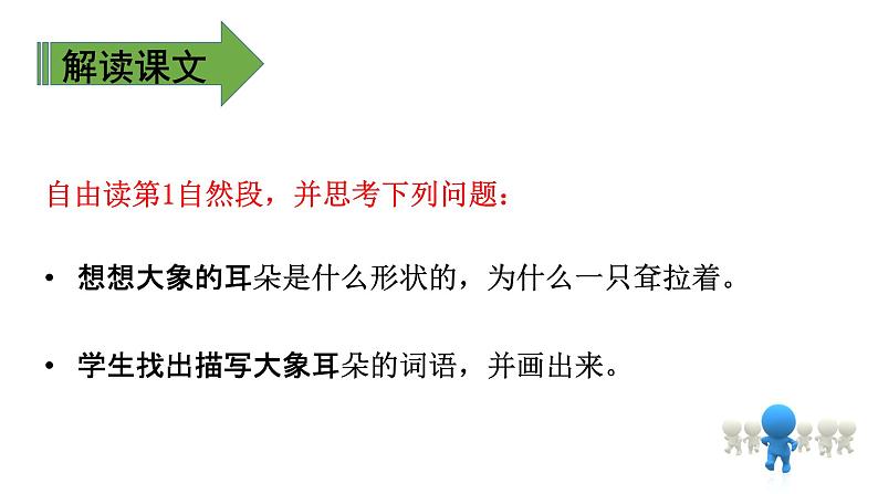二年级下册语文课件- 19 大象的耳朵. 第二课时|人教(部编版) (共15张PPT)第6页