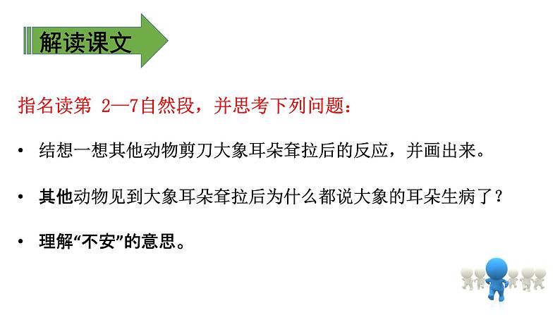 二年级下册语文课件- 19 大象的耳朵. 第二课时|人教(部编版) (共15张PPT)第7页