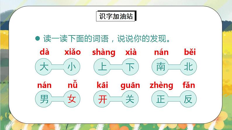 部编版语文一年级上册 语文园地四 课件PPT+生字课件+教案+音视频素材06