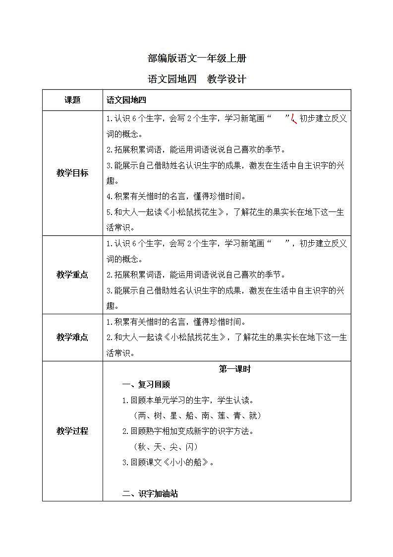部编版语文一年级上册 语文园地四 课件PPT+生字课件+教案+音视频素材01
