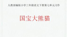 小学语文习作：国宝大熊猫教学ppt课件