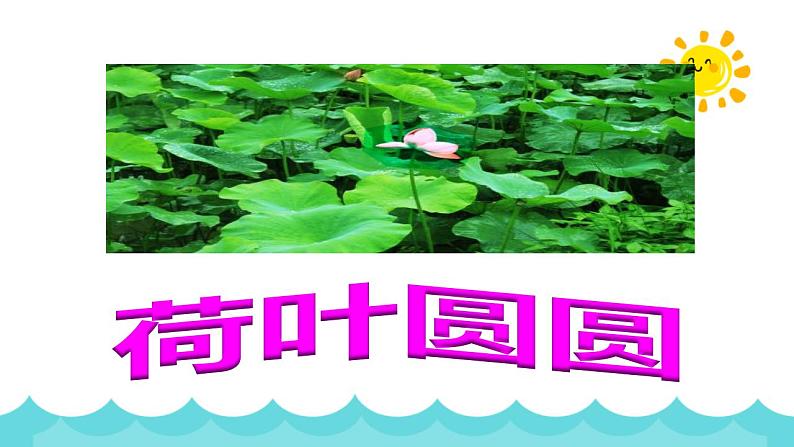 13《荷叶圆圆》说课(课件)部编版语文一年级下册第1页