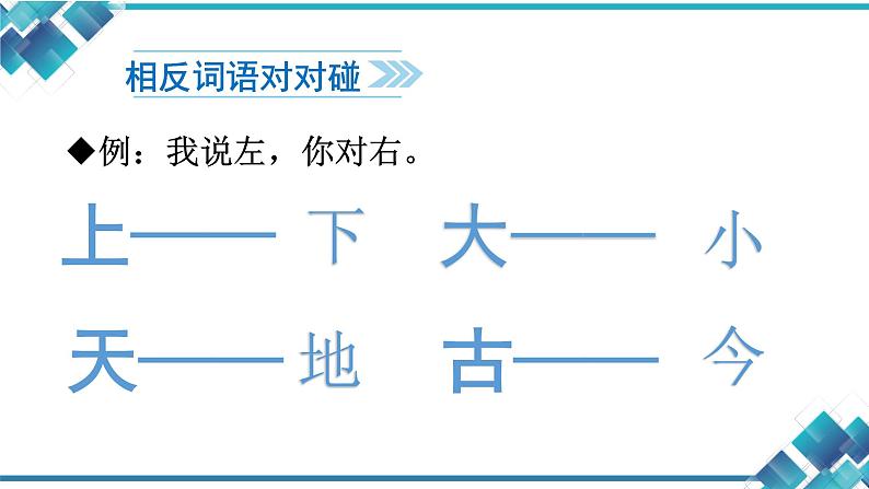 小学语文一年级第5单元第6课《古对今》(第1课时) 课件第2页