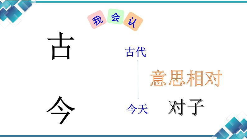 小学语文一年级第5单元第6课《古对今》(第1课时) 课件第3页